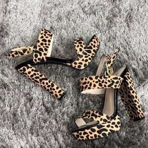 Cheetah heels